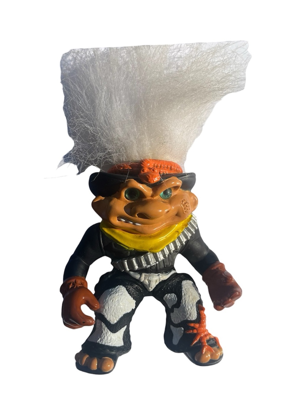 1992 Hasbro Battle Trolls Quick Draw Troll action figure Vintage 90s Troll Doll